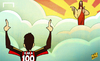 Cartoon: Heaven-sent century for Kaka (small) by omomani tagged ac,milan,jesus,kaka,serie