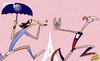 Cartoon: Ibrahimovic rejects Paris romanc (small) by omomani tagged cavani,ibrahimovic,napoli,paris,saint,germain