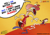 Cartoon: Injured Ribery (small) by omomani tagged ribery,messi,bayern,munich,france,argentina,spain,germany,la,liga,bundesliga,soccer,football,cartoon