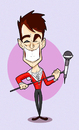 Cartoon: Joshua Bryson (small) by omomani tagged joshua,bryson,rock,pop,music,singe,mike,miceripohine,goofy,disney