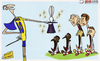 Cartoon: Magic Ibrahimovic bamboozles Eng (small) by omomani tagged carl,jenkinson,england,ibrahimovic,magician,rabbit,raheem,sterling,roy,hodgson,steven,caulker,gerrard,sweden,wilfried,zaha