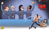 Cartoon: Mancini leaves (small) by omomani tagged david,platt,ferran,soriano,khaldoon,al,mubarak,manchester,city,mancini,poznan,sheikh,mansour,txiki,begiristain