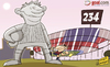 Cartoon: Mes si que un club (small) by omomani tagged barcelona,camp,nou,la,liga,messi,spain