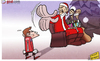 Cartoon: Mourinho leaves Casillas in the (small) by omomani tagged casillas,christmas,cristiano,ronaldo,mourinho,pepe,real,madrid,santa,claus