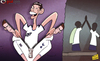 Cartoon: Ronaldo in disguise (small) by omomani tagged cristiano,ronaldo,gareth,bale,real,madrid,tottenham