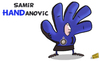 Cartoon: Samir HANDanovic (small) by omomani tagged inter,milan,samir,handanovic