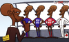 Cartoon: Team Anelka to the rescue! (small) by omomani tagged china,nicolas,anelka,shanghai,shenhua