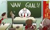 Cartoon: Van Gaal begins work at Man U (small) by omomani tagged de,gea,juan,mata,kagawa,manchester,united,rooney,van,gaal