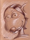 Cartoon: Isolde die Glückliche (small) by Uschi Heusel tagged isolde,ratten,ludwig,haargel,frisör,beerdigung