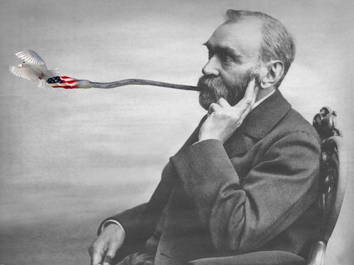 Cartoon: Alfred Nobel! (medium) by willemrasingart tagged alfred,nobel