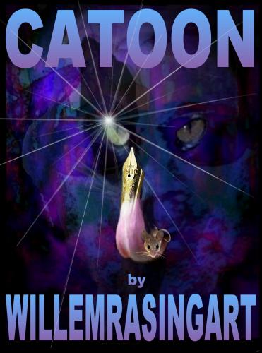 Cartoon: Catoon (medium) by willemrasingart tagged cat,