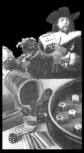 Cartoon: Gambling (medium) by willemrasingart tagged rembrandt,