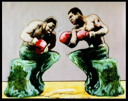 Cartoon: Thrilla in Manilla (medium) by willemrasingart tagged manilla,