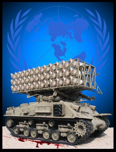Cartoon: United Nations (medium) by willemrasingart tagged war