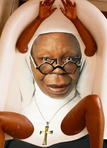 Cartoon: Whoopi Sister Act Goldberg! (medium) by willemrasingart tagged great,personalities