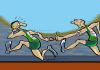 Cartoon: relay race (small) by andart tagged wada relay race running games urine drug taking
