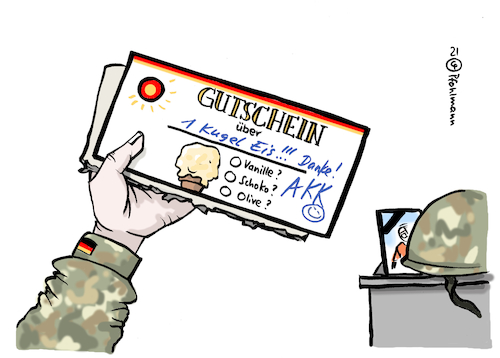 AKK sagt Danke AKK sagt Danke