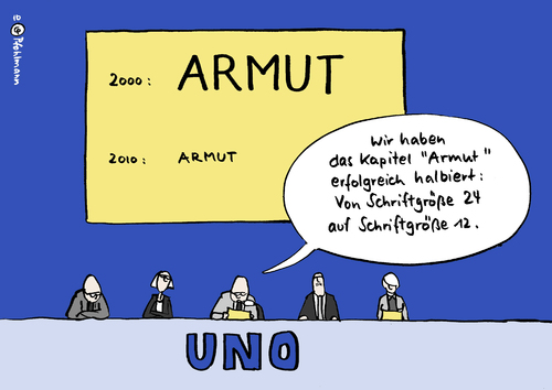 Cartoon: Armut halbieren! (medium) by Pfohlmann tagged un,uno,milleniumsziele,milleniumsgipfel,armut,armutsbekämpfung,halbieren,weltpolitik,vereinte,nationen,un,uno,milleniumsziele,milleniumsgipfel,armut,armutsbekämpfung,halbieren,vereinte nationen,vereinte,nationen