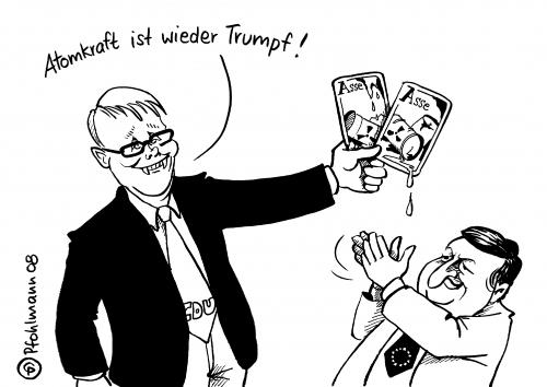 Cartoon: Atomkraft-ASSE (medium) by Pfohlmann tagged atomkraft,kernkraft,atomausstieg,pofalla,asse,endlager,atommüll,atomausstieg,pofalla,as,endlager,atommüll,eu,beschluss,kernkraft,nuklear,terrorziel,umwelt,naturfreundlich,karte,co2,mutation,verseuchung,gau,tschernobyl,katastrophe,leck,unsicher,energie,rohstoff,gas,benzin,kohle