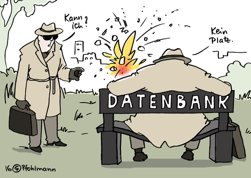 Bank besetzt Bank besetzt