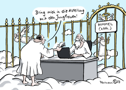 Berlusconi im Himmel Berlusconi im Himmel