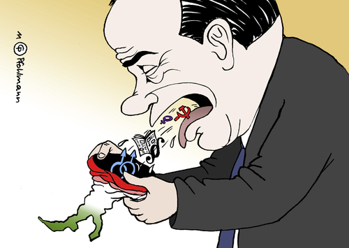 Berlusconi poltert Berlusconi poltert