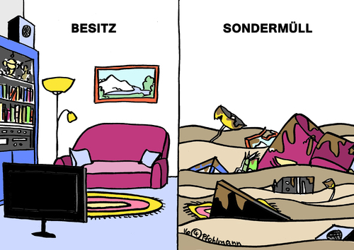 Besitz wird Sondermüll