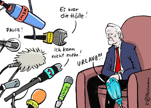 Cartoon: Biden hört erst mal zu (medium) by Pfohlmann tagged 2020,usa,wahl,wahlen,präsident,biden,mikrofone,trump,lügen,fake,news,medien,zuhören,2020,usa,wahl,wahlen,präsident,biden,mikrofone,trump,lügen,fake,news,medien,zuhören