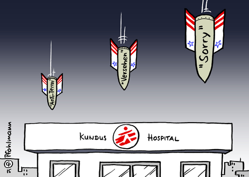 Bomben auf Klinik Bomben auf Klinik