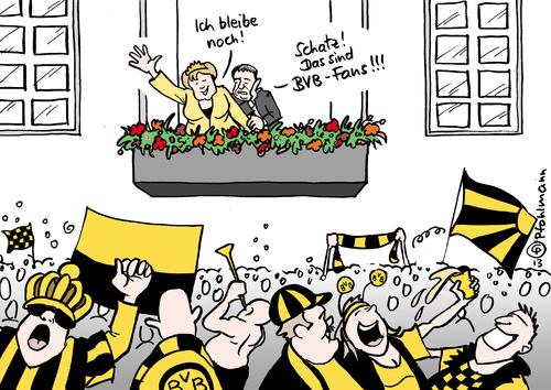 Schwarz-Gelb im Finale! Schwarz-Gelb im Finale!
