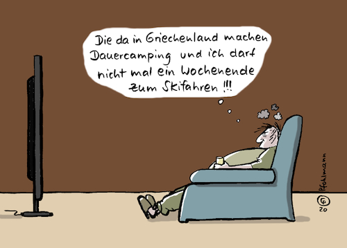 Camper und Skifahrer Camper und Skifahrer