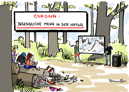 Cartoon: Corona Naturjugend (medium) by Pfohlmann tagged corona,pandemie,lockdown,jugend,jugendliche,tv,fernsehen,computer,bildschirm,screen,netflix,medien,mediensucht,wald,natur,outdoor,draußen,umwelt,corona,pandemie,lockdown,jugend,jugendliche,tv,fernsehen,computer,bildschirm,screen,netflix,medien,mediensucht,wald,natur,outdoor,draußen,umwelt