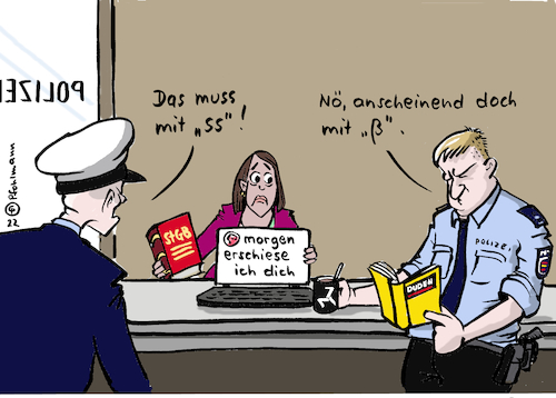 Drohung Anzeige Drohung Anzeige
