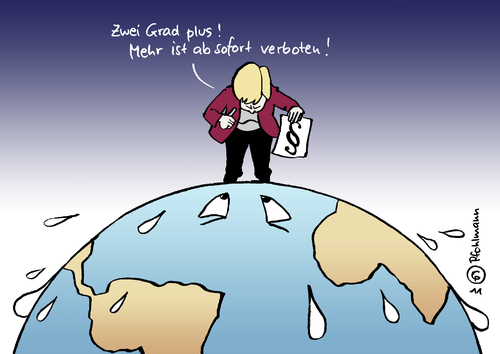 Cartoon: Erderwärmung (medium) by Pfohlmann tagged karikatur,color,farbe,2011,deutschland,klima,klimakonferenz,klimapolitik,umwelt,merkel,kanzlerin,bundeskanzlerin,grad,temperatur,erderwärmung,klimawandel,klimakatastrophe,2011,deutschland,klima,klimakonferenz,klimapolitik,umwelt,merkel,kanzlerin,bundeskanzlerin,temperatur,grad,erderwärmung,klimawandel,klimakatastrophe