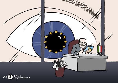 EU watching Berlusconi EU watching Berlusconi