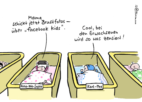 Facebook für Babys Facebook für Babys