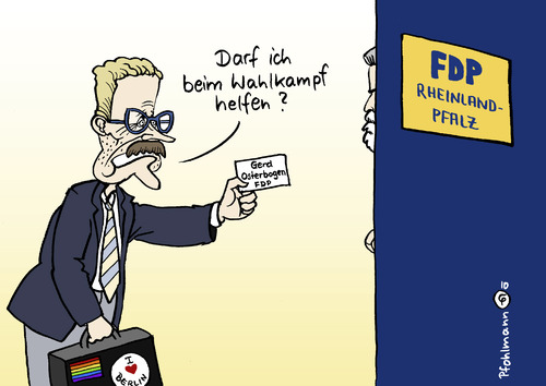 FDP-Wahlkampfhelfer