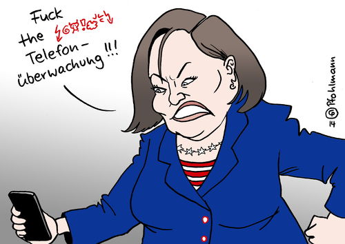 Cartoon: Fuck Überwachung (medium) by Pfohlmann tagged karikatur,cartoon,color,farbe,2014,usa,telefonüberwachung,nuland,fuck,the,eu,telefon,handy,telefonat,nsa,abhörskandal,abhöraffäre,geheimdienst,ukraine,karikatur,cartoon,color,farbe,2014,usa,telefonüberwachung,nuland,fuck,the,eu,telefon,handy,telefonat,nsa,abhörskandal,abhöraffäre,geheimdienst,ukraine