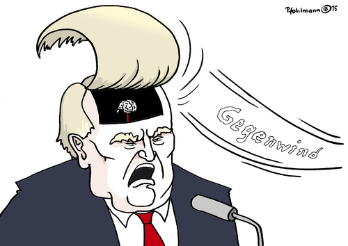 Cartoon: Gegenwind für Trump (medium) by Pfohlmann tagged karikatur,cartoon,2015,color,farbe,usa,donald,trump,gegenwind,frisur,haare,gehirn,hirn,republikaner,präsidentschaftskandidat,muslime,einreiseverbot,vorschlag,präsidentschaftswahlen,karikatur,cartoon,2015,color,farbe,usa,donald,trump,gegenwind,frisur,haare,gehirn,hirn,republikaner,präsidentschaftskandidat,muslime,einreiseverbot,vorschlag,präsidentschaftswahlen