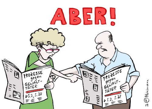 Cartoon: Gewaltseiten (medium) by Pfohlmann tagged 2019,gewalt,vergewaltigung,mord,missbrauch,zeitungen,presse,filterblasen,aufrechnen,links,rechts,spaltung,prozesse,kindesmissbrauch,massenvergewaltigung,gruppenvergewaltigung,freiburg,lügde,lübcke,aber,2019,gewalt,vergewaltigung,mord,missbrauch,zeitungen,presse,filterblasen,aufrechnen,links,rechts,spaltung,prozesse,kindesmissbrauch,massenvergewaltigung,gruppenvergewaltigung,freiburg,lügde,lübcke,aber