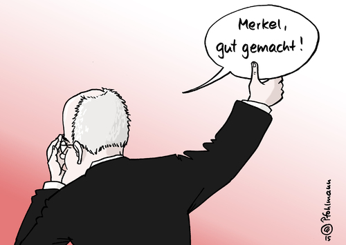 Gysi lobt Merkel