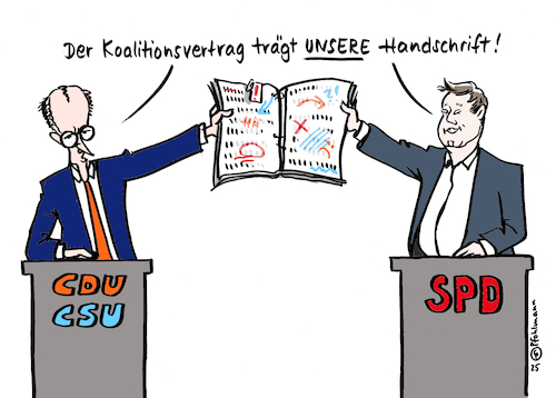 Handschrift Koalition Handschrift Koalition