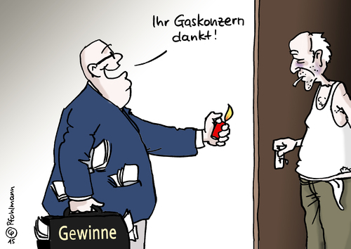 Ihr Gaskonzern dankt Ihr Gaskonzern dankt
