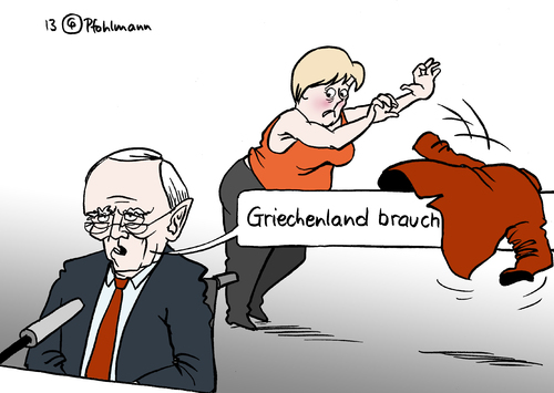 Cartoon: Jacke drüber. (medium) by Pfohlmann tagged karikatur,cartoon,color,farbe,2013,deutschland,schäuble,griechenland,finanzhilfen,hilfspaket,finanzminister,eurokrise,schuldenkrise,europa,eu,merkel,bundeskanzlerin,wahlkampf,wahl,wahlen,bundestagswahl,jacke,jackett,blazer,karikatur,cartoon,color,farbe,2013,deutschland,schäuble,griechenland,finanzhilfen,hilfspaket,finanzminister,eurokrise,schuldenkrise,europa,eu,merkel,bundeskanzlerin,wahlkampf,wahl,wahlen,bundestagswahl,jacke,jackett,blazer