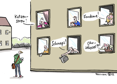 Cartoon: Jan kauft ein (medium) by Pfohlmann tagged corona,pandemie,infektionen,inzidenz,isolation,quarantäne,krankschreibung,krank,gesund,infektiös,einkauf,einkaufen,hilfe,unterstützung,nachbarschaft,corona,pandemie,infektionen,inzidenz,isolation,quarantäne,krankschreibung,krank,gesund,infektiös,einkauf,einkaufen,hilfe,unterstützung,nachbarschaft