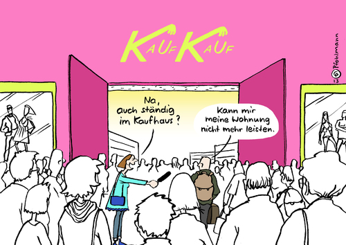 Cartoon: Kaufwohnen (medium) by Pfohlmann tagged karikatur,cartoon,color,farbe,2013,deutschland,kauflaune,konsumklima,konsumklimaindex,konsumlaune,verbraucher,kaufhaus,wohnungen,mietpreise,mieten,anstieg,großstadt,großstädte,wohnungsmiete,karikatur,cartoon,color,farbe,2013,deutschland,kauflaune,konsumklima,konsumklimaindex,konsumlaune,verbraucher,kaufhaus,wohnungen,mietpreise,mieten,anstieg,großstadt,großstädte,wohnungsmiete