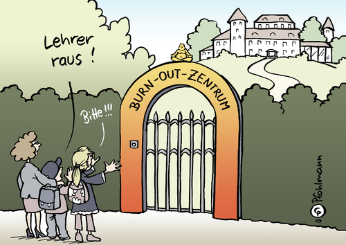 Lehrer raus! Lehrer raus!