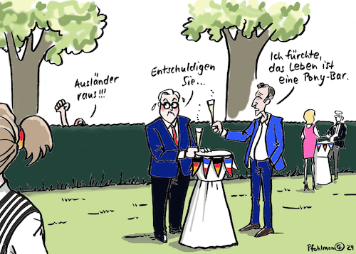 Macron beim Bürgerfest Macron beim Bürgerfest