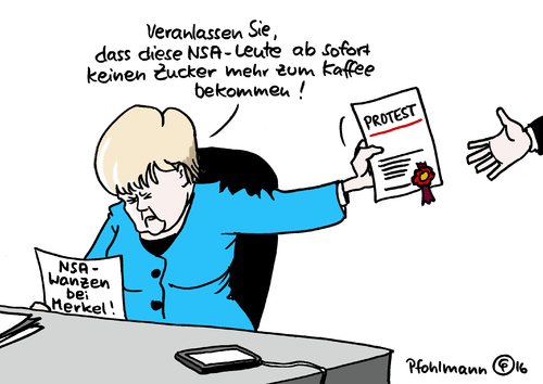 Merkel bestraft NSA Merkel bestraft NSA