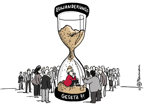 Merkel überlegt Merkel überlegt